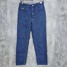 Vintage 80s 90s Gitano Womens 29X27 Dark Wash High Waisted Mom Jeans