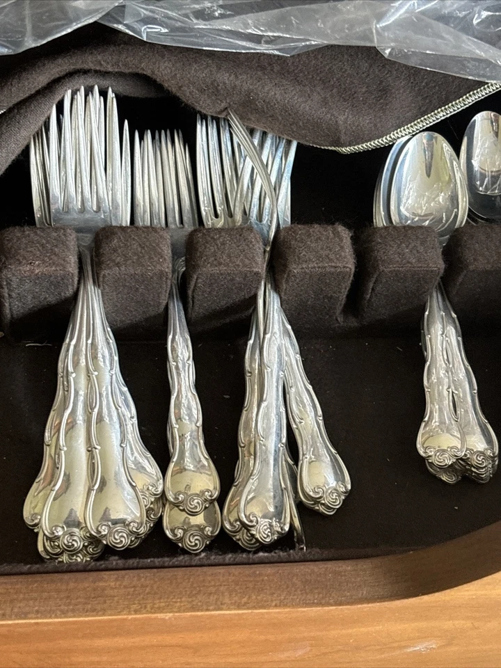 Cubiertos Gorham de plata de ley estilo Rondo Foto 3 de 4