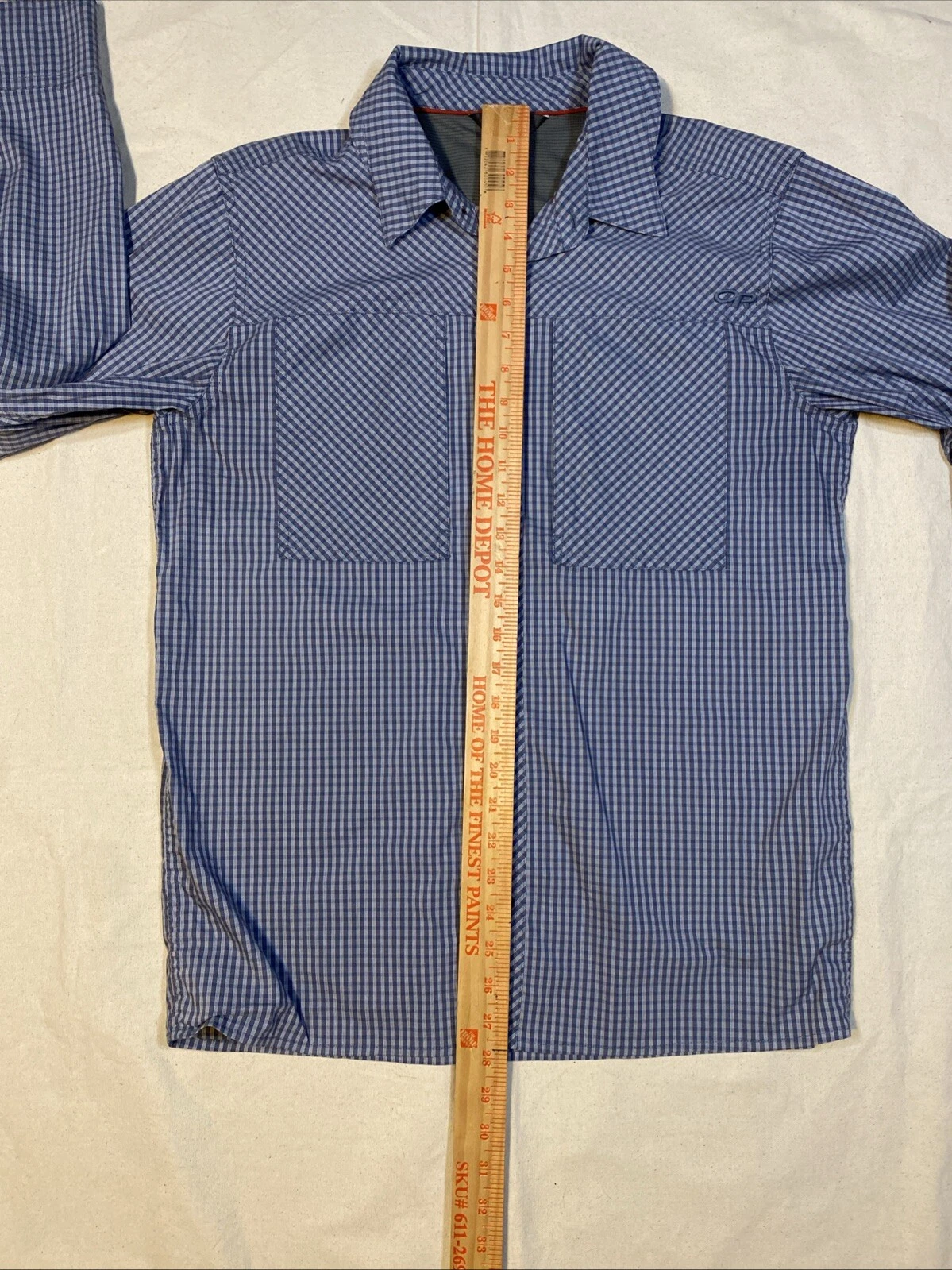 outdoor-research baja check button up hiking fishing shirt