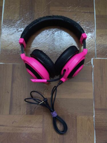 Razer Kraken Pink Over the Ear Headset with Retractable Noise Isolating Mic - Picture 1 of 6
