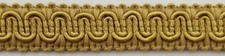 1/2" Scroll Braid Gimp w/ Backing - 10 Continuous Yards - Many Color Options!