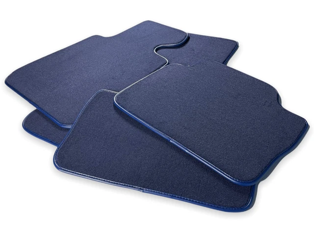 Floor Mats For Rolls Royce Wraith Tailored Dark Blue Carpets AutoWin Brand - Изображение 3 из 4