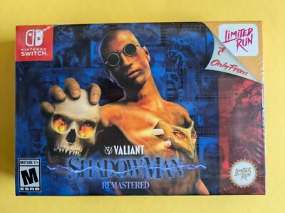 Switch Limited Run #142: Shadow Man Remastered Classic Edition SEALED UNOPENED