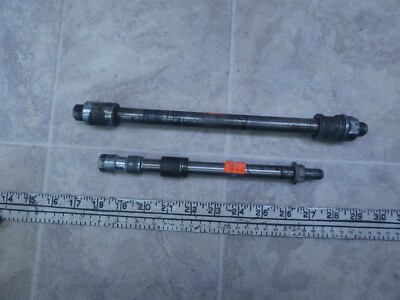 1985 Honda CB650SC Nighthawk H152-2) front and rear wheel axle bolts set