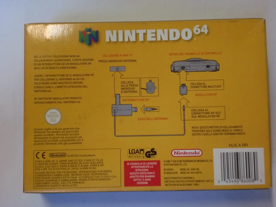 NINTENDO 64 - RF SWITCH / RF MODULAR, foto 2 di 2