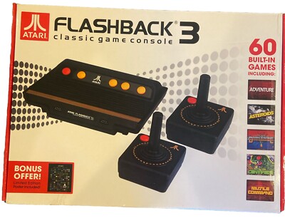 Atari Flashback 3 Launch Edition Black Console - Excellent