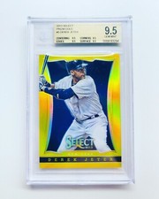 2013 Panini Select Gold Prizm Derek Jeter BGS 9.5 Gem /25 1st Year Select Gold!