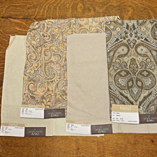 4 Fabric Samples Upholstery Craft Art Pillow Fashion Designer Tapestry