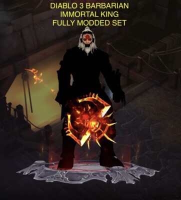 DIABLO 3 - PS4/5 - IMMORTAL KING FULLY PRIMAL MODDED LEGEND SET FOR HARDCORE
