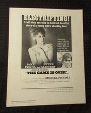 1966 The Game Is Over PRESS BOOK FN+ 11x14 10 pgs Jane Fonda Peter McEnery