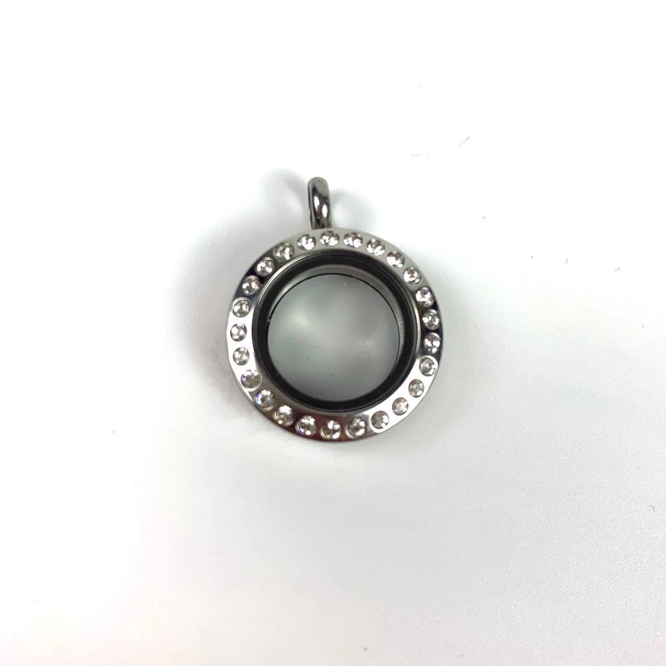 Medallón Origami Búho Harry Potter con Cristales Mini 18" Cadena Negra 2 Dijes Flotantes Foto 3 de 4