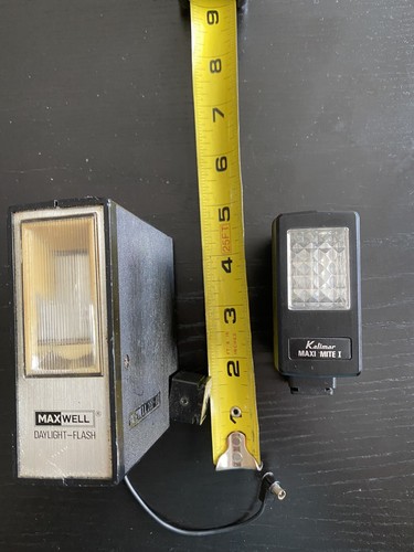 Vintage Kamera Blitzleuchten (Maxwell & Kalimar) - Bild 1 von 7