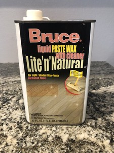 bruce lite n natural liquid paste wax