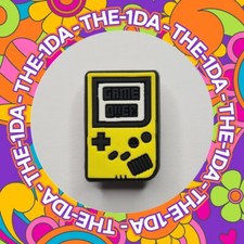 SUPER CUTE Game Over Game Boy Yellow - Charms For Crocs / Shoes - 3D - Gaming