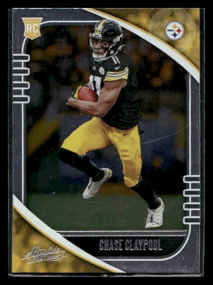 2020 Panini Absolute #116 Chase Claypool Rookie Pittsburgh Steelers