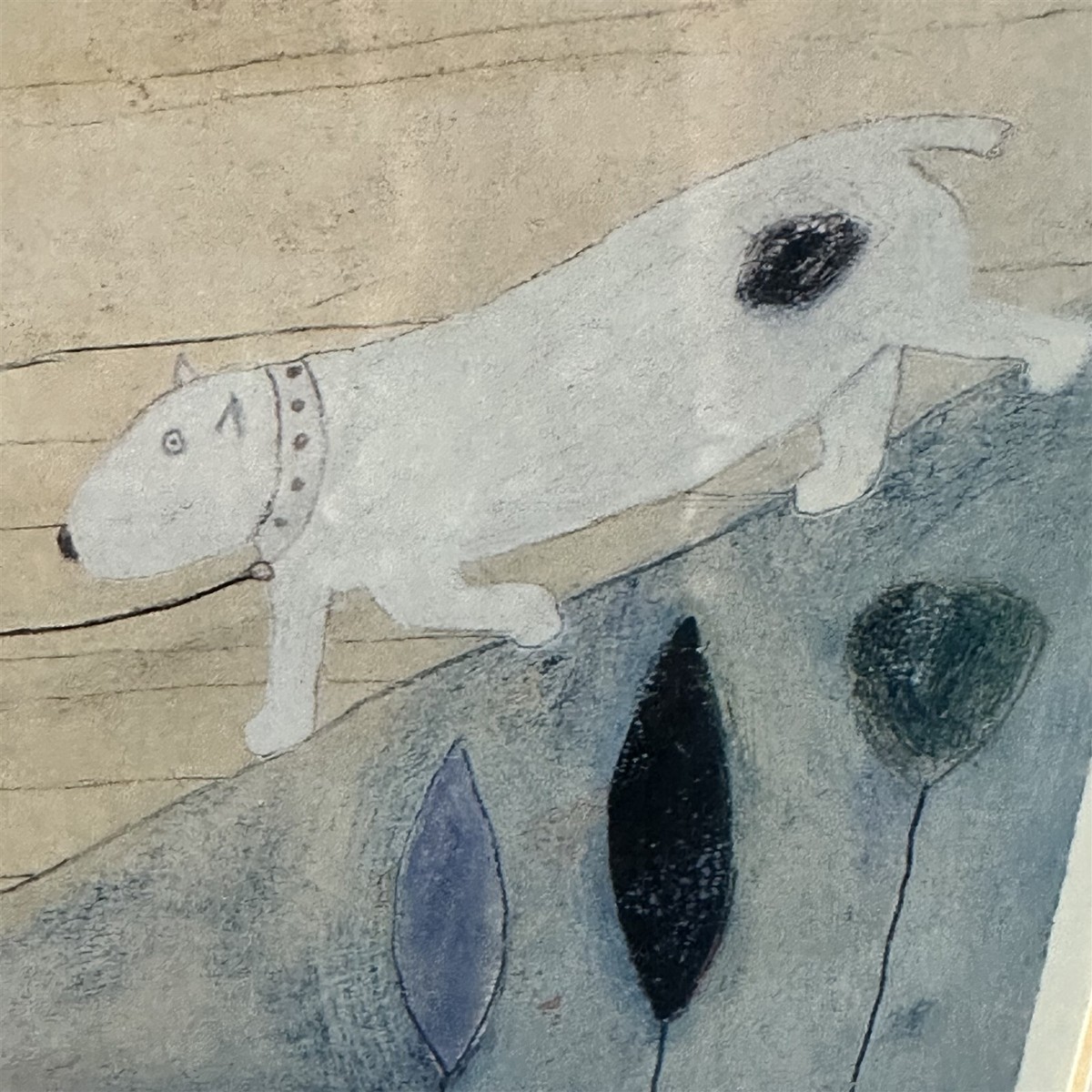 Framed Annora Spence Print Walking the Dog | eBay