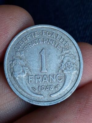 1948 FRANCE ONE 1 FRANC French COIN Kayihan coins T94 -1 | eBay