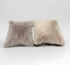 2 Unhide Squish Pillows PINKISH PURPLE & Lavender Purple 20X20 Retail $75 Each