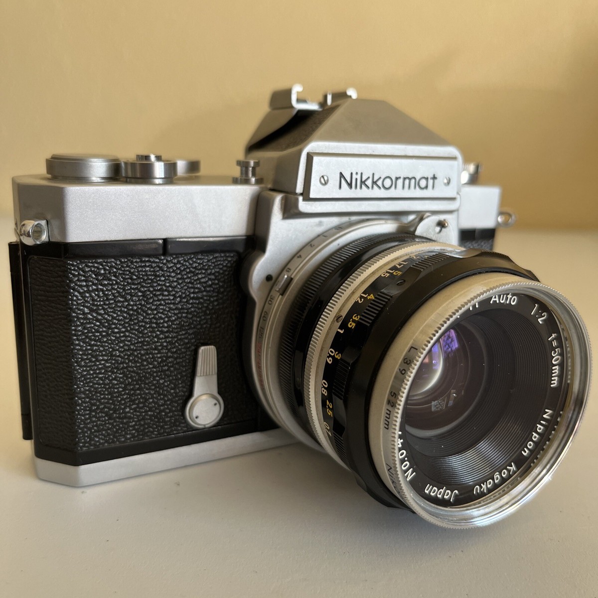 Nikon Nikkormat FT 35mm SLR Camera w/Nikkor-H 50mm Lens