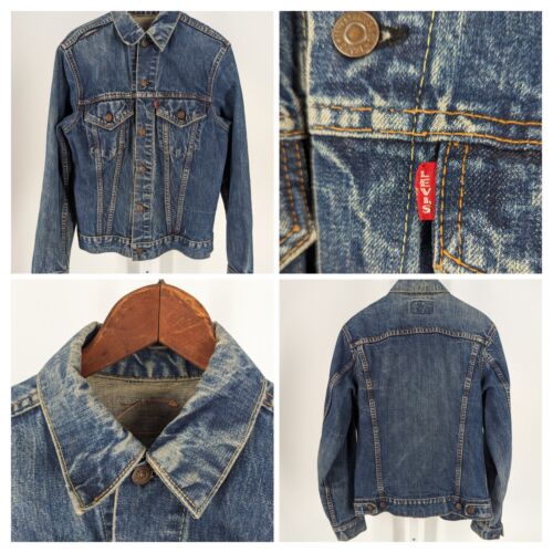 Veste camionneur en denim Levis Big E vintage années 60 type 3 #524 bouton USA 38"  - Photo 1 sur 11