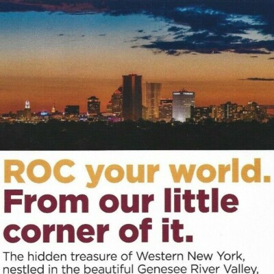 Rochester Tourism Print Ad, Visit Rochester NY, Rochester Vacation Travel Guide 