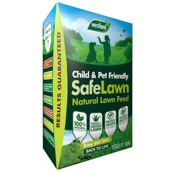 Westland Safe Lawn Friendly Weed And Moss Killer Grass Fertiliser Pet