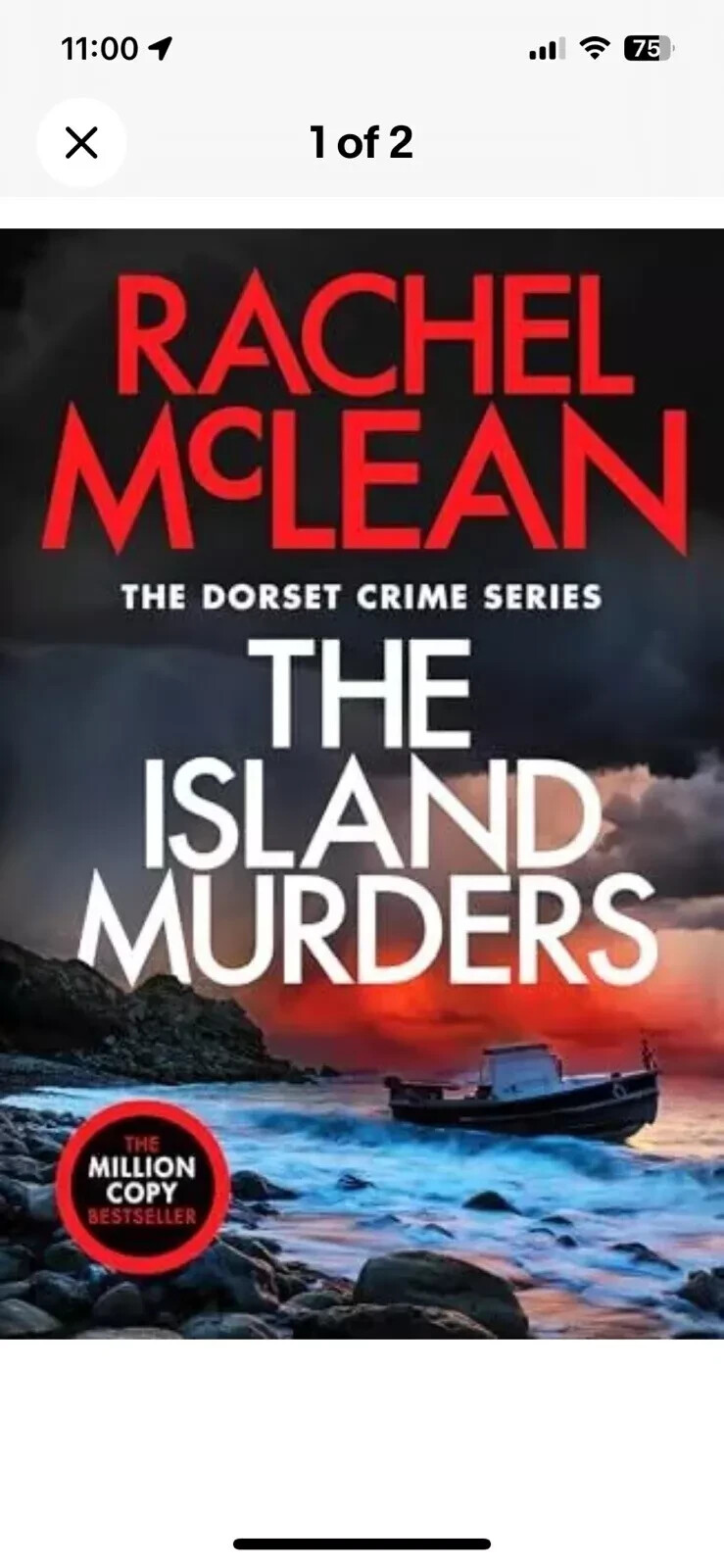 The Island Murders By Rachel McLean Book 3 in the Dorset Crime Series