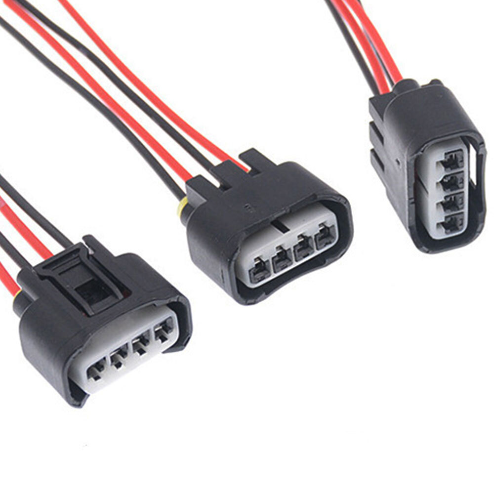 Coil Plug 4-PCS Ignition Coil Connector Plugs For 2002-2010 Toyota Camry 2.4L - Female Harness Pigtails 2010 Toyota Prius Ignition Coil - Foto 5