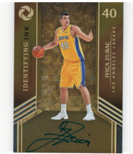 2017-18 Panini Opulence Identifying Ink Holo Gold #5 Ivica Zubac Auto /10 