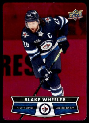 Blake Wheeler 2021-22 Upper Deck Tim Hortons Red Die Cut #DC-30 NHL Card