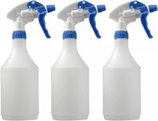 3Pack Trigger Spray Bottle 750ML Heavy Duty Refillable for Cleaning Home Garden