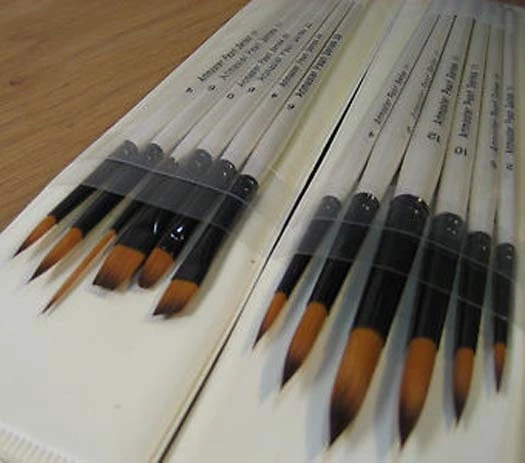 Artmaster Pearl Watercolour Brush Set - COMPLETE SET UP