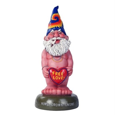 Free Love Home Grown Garden Gnome Statue Figurine 10 Inch