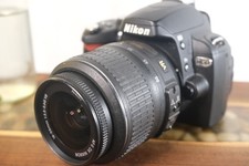 Nikon D D60 10.2MP Digital SLR Camera - Black Kit w/ 18-55mm Lens