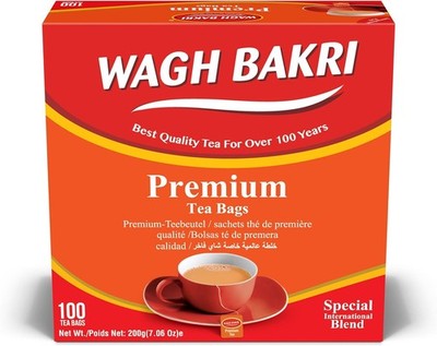 Premium Tea Bags, 100 Tea Bags of Special International Blend, 200grams