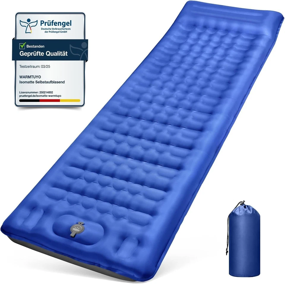 Kompakte 12cm Schlafmatte – Anti-Ripstop und Selbstaufblasend für Outdoor - Bild 3 von 4