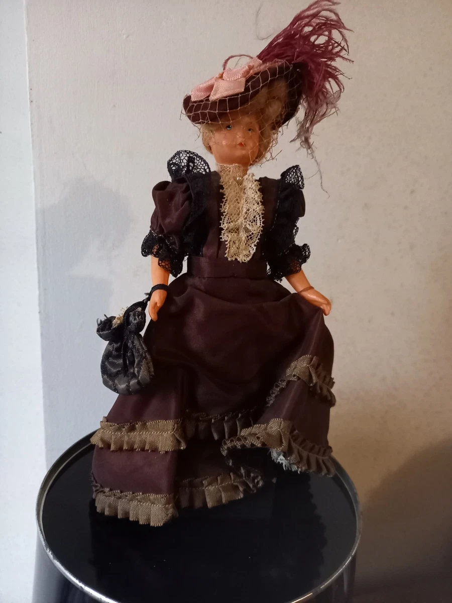 Ancienne Poupée Biedermeier En Cire, Allemagne, Env. 1830-1850 - Pièce Rare