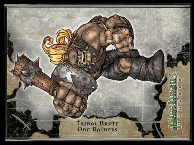 Mage Knight Al Tribal Brute Orc Raiders WizKids Lancers Non-Sport Card LA24