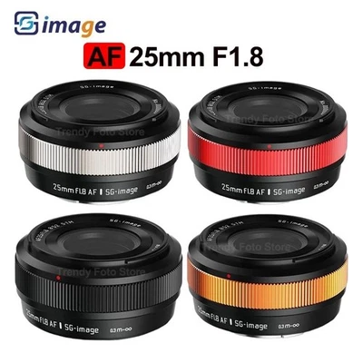 SGimage 25mm F1.8 APS-C Camera Lens Standard Auto Focus For Sony E Fujifilm X - Bild 1 von 4