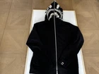 A Bathing Ape BAPE Shark Hoodie Glow In The Dark Black Size M Full Zip Used Auth