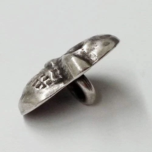 Metal Skull Button with Shank by 2pcs, Antique Silver, TR-11145 - Image 4 of 4