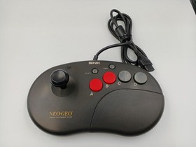 SNK Neo Geo Neogeo AES ROM Console System with Stick Controller Set Tested