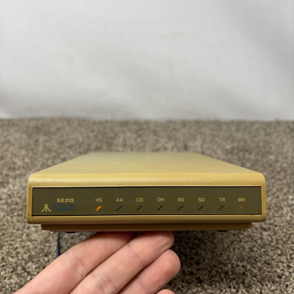 SX212 Modem for Atari/IBM/RS232 Atari 800 Cable Connection Interface UNTESTED - Image 2 of 4