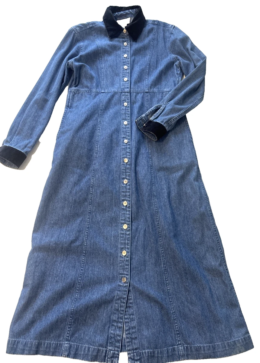 Denim Long Petites Dresses for Women for sale | eBay