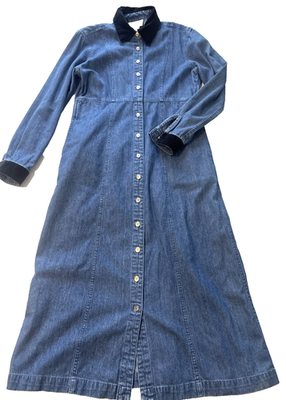 talbots denim dresses Denim Shift Dress