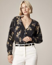 NWT J. Crew Brushed Cashmere Party Cardigan In Marigold XS X-Small 288 Sold Out