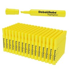 Highlighters 108 Pack, Tank Style Yellow Highlighters, Chisel Tip Highlighter