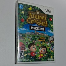 Nintendo Animal Crossing: City Folk Wii E Multiplayer NTSC Disc w/ Case