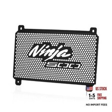 Ninja 500 2024-2026 Aluminium Radiator Guard for Ninja 400 2018-2025 Black