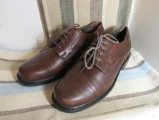 Nunn Bush Mens Brown Oxford Leather Lace Up Size 9M Dress Shoes
